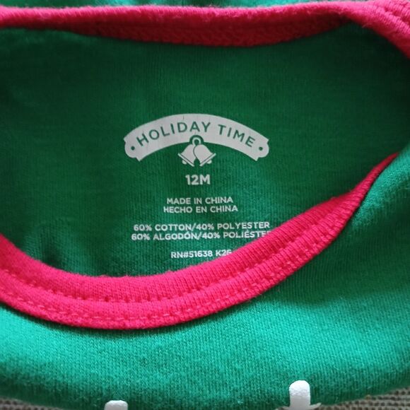 1-Piece Baby Bodysuit 12M "What Santa Won't Bring Me Grandma Will" NEW - Picture 4 of 4